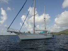 Contour Yachts LTD Ketch Contour Yachts : Au mouillage en Martinique